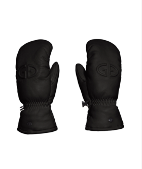 Goldbergh - Hilja Leather Mitten - Black - 女装 - 滑雪手套 - 黑色