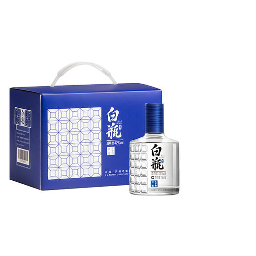 【加价购】42度  泸州白瓶酒 125ml*6  泸州老窖官方旗舰店 商品图1