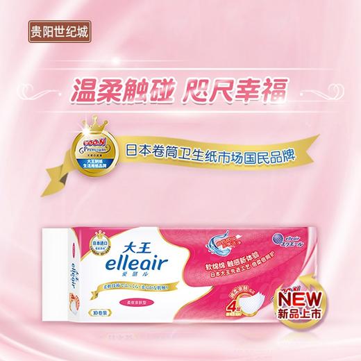 【GY】elleair 大王卷筒卫生纸柔软亲肤型10卷 商品图0