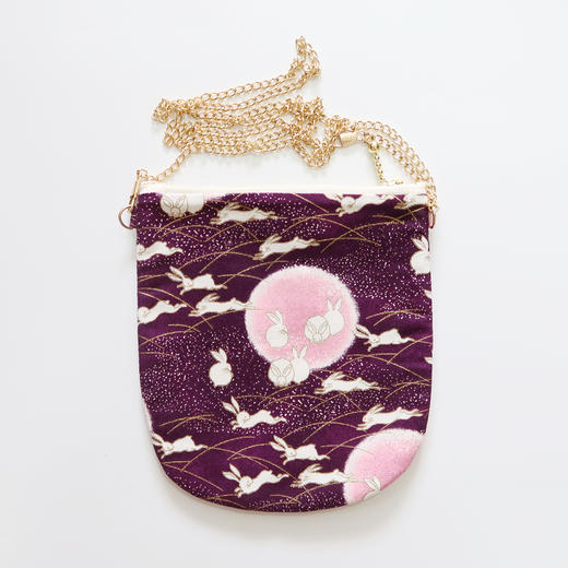 HUJI祤集竖版链条斜挎包风の花月兔 商品图2