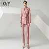 IWY/粉色条纹长袖西装阔腿长裤套装C10334+P30334 商品缩略图0