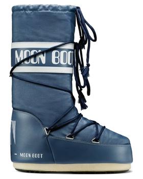 Moon Boots - Moon Boot Nylon - Denim Blue 童装 雪地靴 蓝色