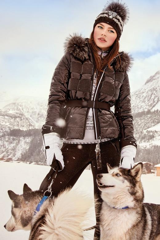 Sportalm - Juwel oG m Kap + P Patent Fur Hooded Jacket - Black 女装 滑雪夹克 黑色 商品图2