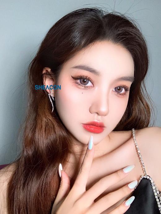 Sheacon·年抛   莫妮卡紫 14.5 韩产含硅<一副两片> 商品图1