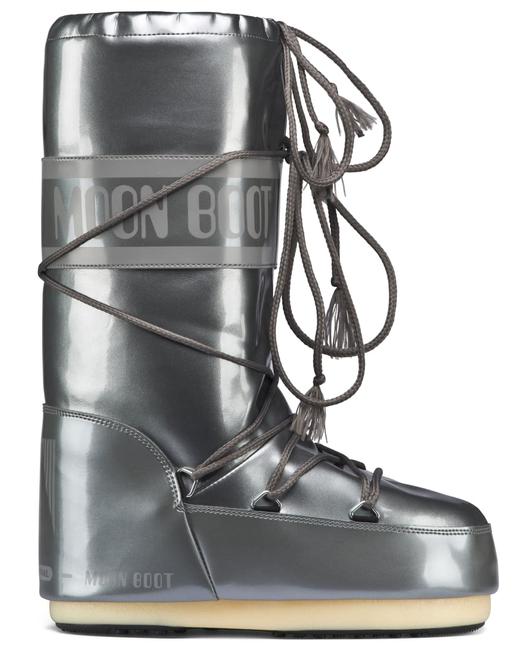 Moon Boots - Moon Boot Vinile Met - Silver 雪地靴 银色 商品图0