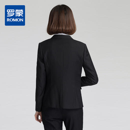 罗蒙女式西服套装韩版修身正装商务职业装女士工作OL通勤西装 商品图2