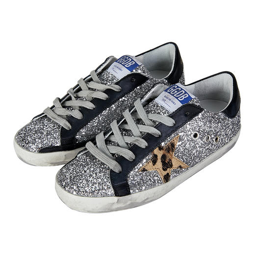 golden goose 黄金鹅 女士亮片做旧星星小脏鞋运动鞋gwf00101f000129