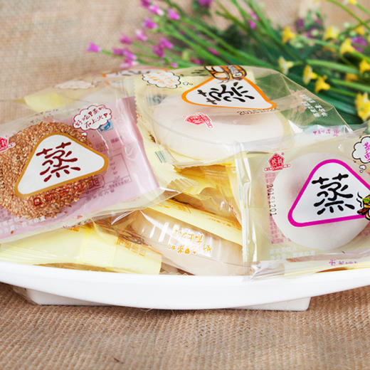 【糯米糍粑然利冰皮绿豆爽5斤装】糕点心蒸麻薯糬干吃汤圆零食品 商品图3