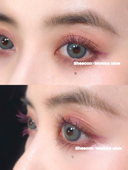 SHEACON莫妮卡蓝 14.5mm 韩产进口硅水凝胶 年抛 商品图0