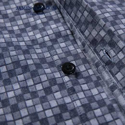 JAMES KINGDOM占姆士男士修身版长袖衬衫 商品图4