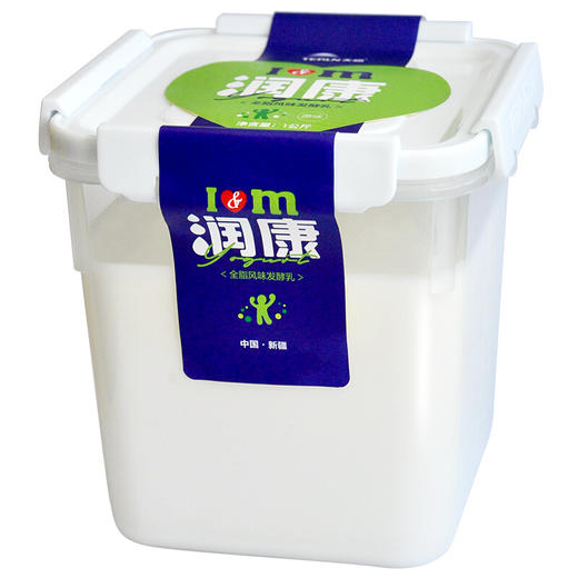 天润润康桶装酸奶1kg 商品图0