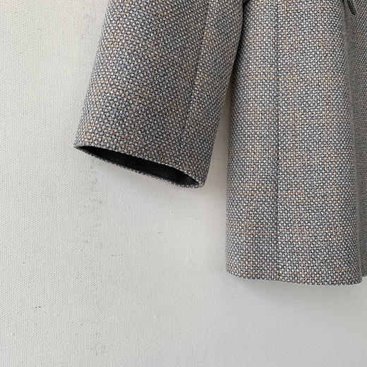 混灰色中长款西装外套休闲西服 商品图7