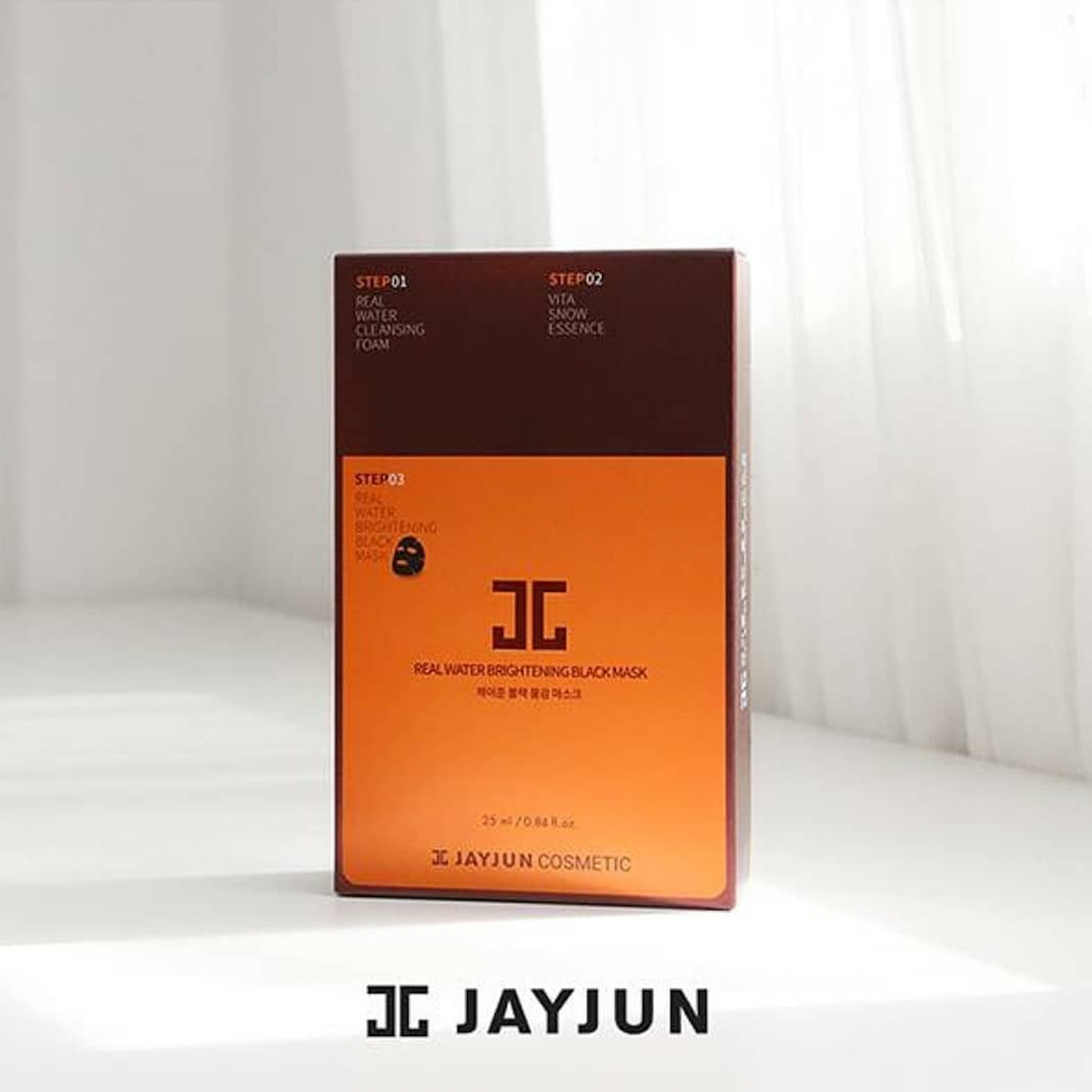 韩国 JAYJUN捷俊 黑色水光面膜 10片