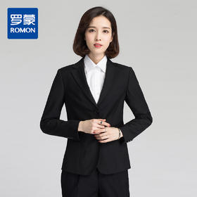 罗蒙女式西服套装韩版修身正装商务职业装女士工作OL通勤西装