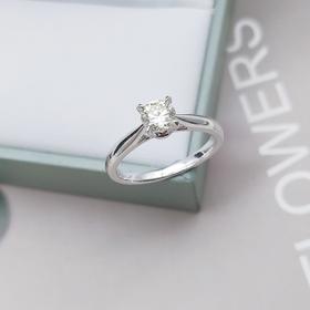 18K钻石戒指(0.545ct) 圈号14#