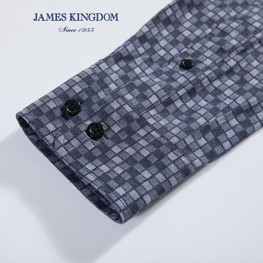 JAMES KINGDOM占姆士男士修身版长袖衬衫 商品图6