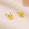周六福黄金耳饰女款计价足金星星耳钉耳针耳环官方正品首饰送闺蜜 商品缩略图2