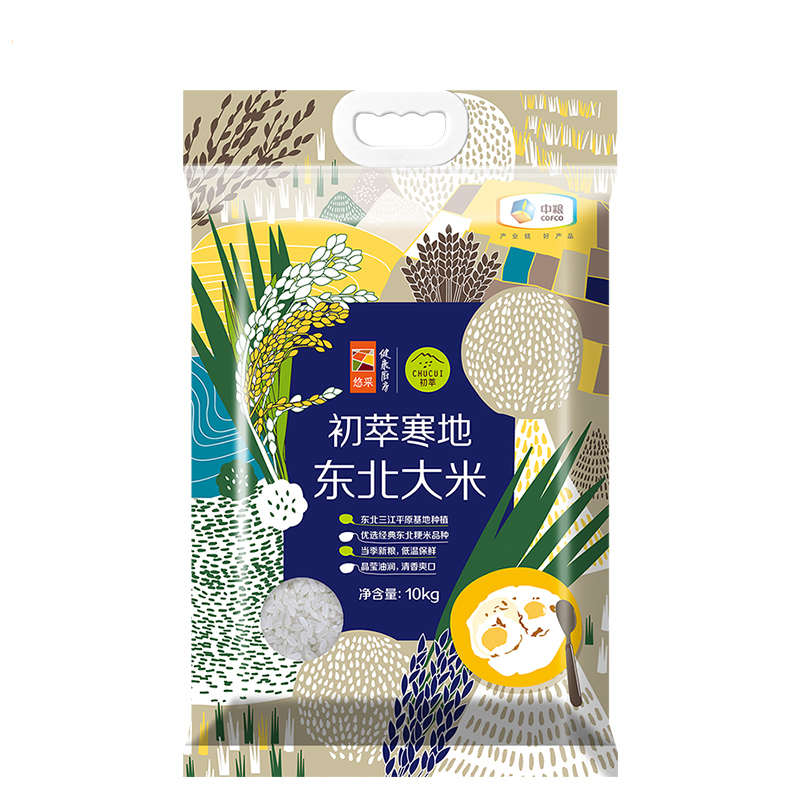 中粮初萃寒地东北大米10kg