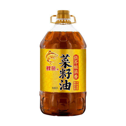 吉选鲤鱼低芥酸浓香菜籽油5l