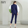 IWY/藏青色长袖西装长裤套装CP357 商品缩略图2