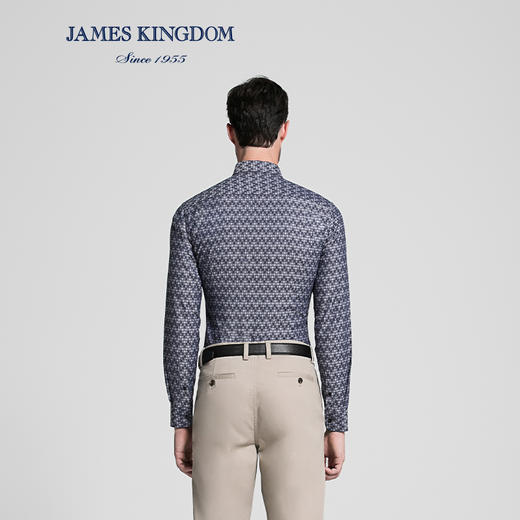 JAMES KINGDOM占姆士男士修身版长袖衬衫 商品图2