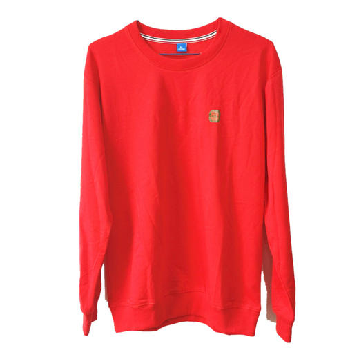 南师文创丨"中国红"长袖卫衣 商品图0