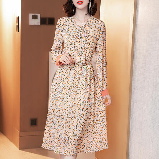 QM-70147女装雪纺连衣裙套装显瘦马甲外套 商品图2