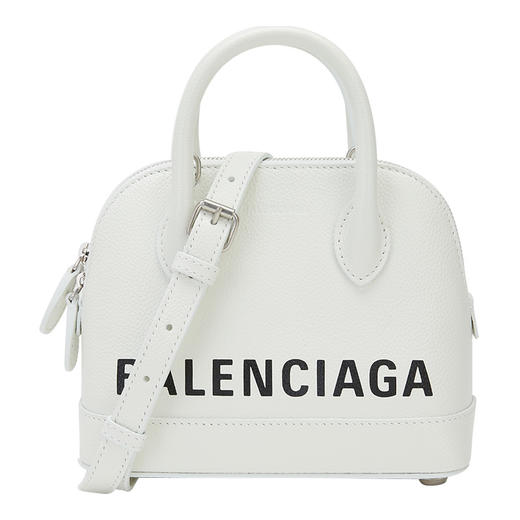 Balenciaga 巴黎世家 女士VILLE系列牛皮小粒纹小牛皮极小号手提包550646 1IZ13 商品图0