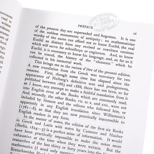 【中商原版】欧几里得：几何原本1 英文原版 The Thirteen Books of the Elements Vol.1 Euclid 商品图3