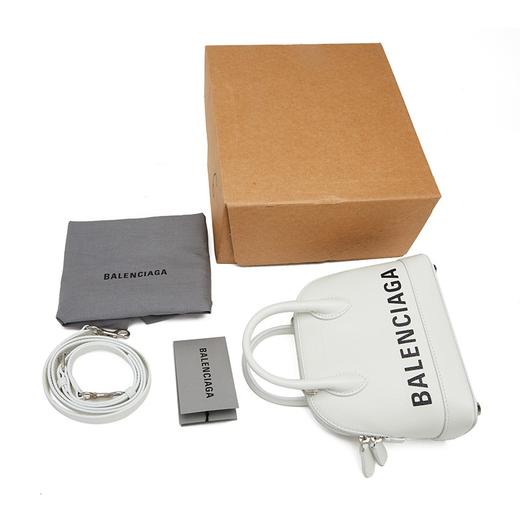Balenciaga 巴黎世家 女士VILLE系列牛皮小粒纹小牛皮极小号手提包550646 1IZ13 商品图8