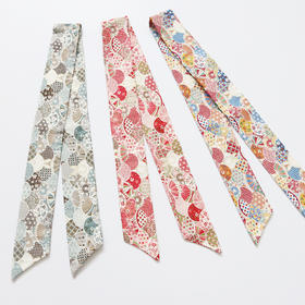 HUJI祤集领带风の花绣球小兔