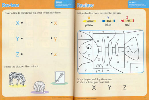 美国加州教辅 优等生系列练习册 幼儿园小中班 英文原版 Evan-Moor Top Student Grade Prek 英语数学STEM科学计算机 英文版 商品图2