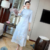 YFN-20156新款中国风复古茶服改良连衣裙 商品缩略图3