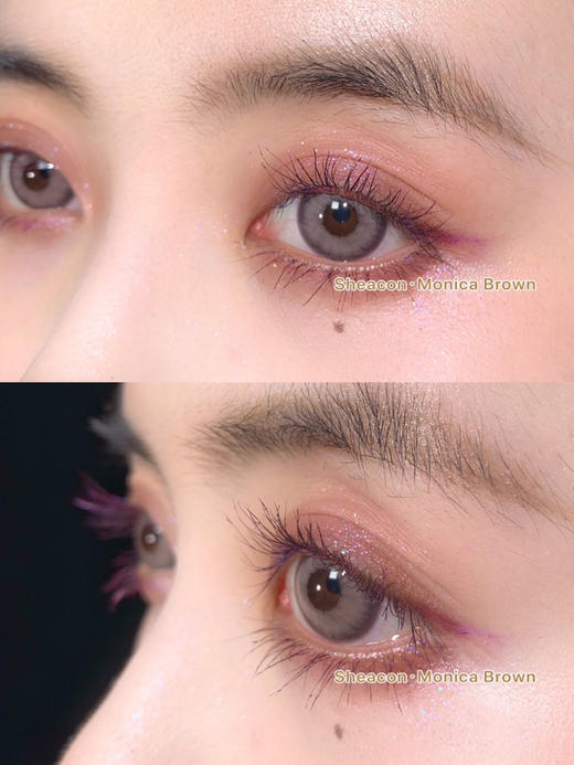 SHEACON莫妮卡棕 14.5mm 韩产进口硅水凝胶 年抛 商品图0