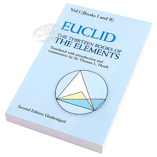 【中商原版】欧几里得：几何原本1 英文原版 The Thirteen Books of the Elements Vol.1 Euclid 商品图2