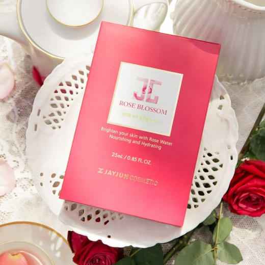韩国 JAYJUN捷俊 玫瑰生肌之水面膜 10片 商品图6