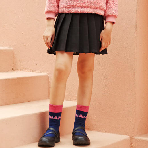 咕噜日记儿童aj百褶半身裙qgq007