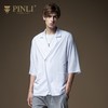 PINLI品立男装宽松七分袖小西装西服外套B203106331 商品缩略图0