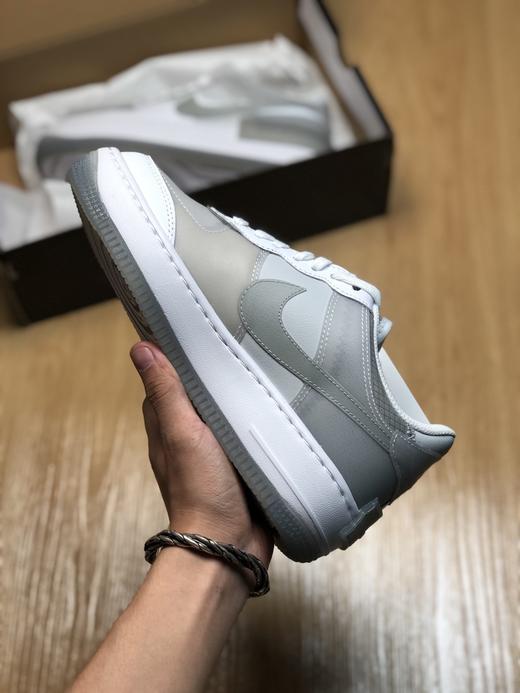 独家实拍纯原 耐克/Nike WMNS Air Force 1 Shadow全新少女系解构主义设计 马卡龙白灰 商品图2