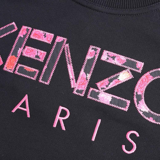 KENZO 高田贤三 女士黑色卫衣 女卫衣 黑色 F962 SW707 962 99 商品图4