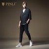 PINLI品立男装宽松七分袖小西装西服外套B203106331 商品缩略图1