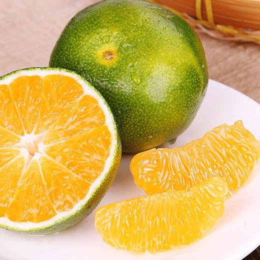 青皮蜜桔 酸甜蜜橘多汁 现摘新鲜水果 橘子 桔子 非橙子 柑橘 宜昌蜜桔  包邮 商品图0