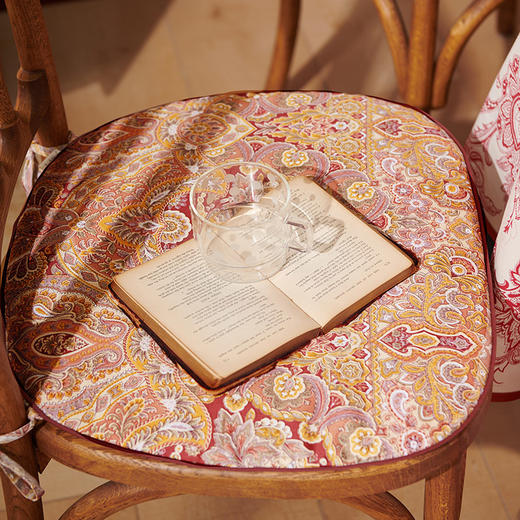 餐厅椅子红木方形椅垫纯棉加厚椅子坐垫 商品图2