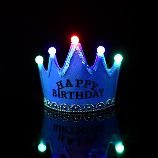 生日配件丨网红派对发箍、水晶皇冠、搞怪眼镜、儿童发光皇冠【加购款，不单独配送】 商品图5