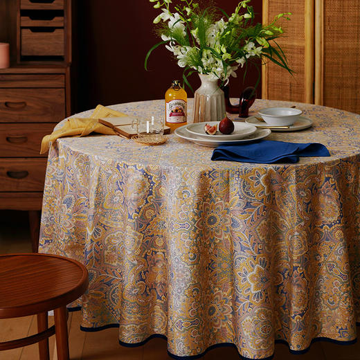 圆桌布餐厅家用桌布欧式餐厅圆桌布 商品图0
