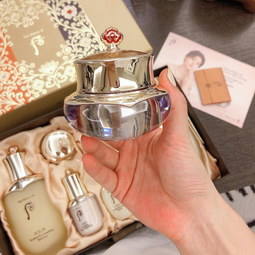 韩国whoo后天气丹套装三件套补水修护紧致抗衰老水乳面霜眼霜