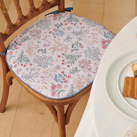 餐厅椅子坐垫田园布艺椅垫