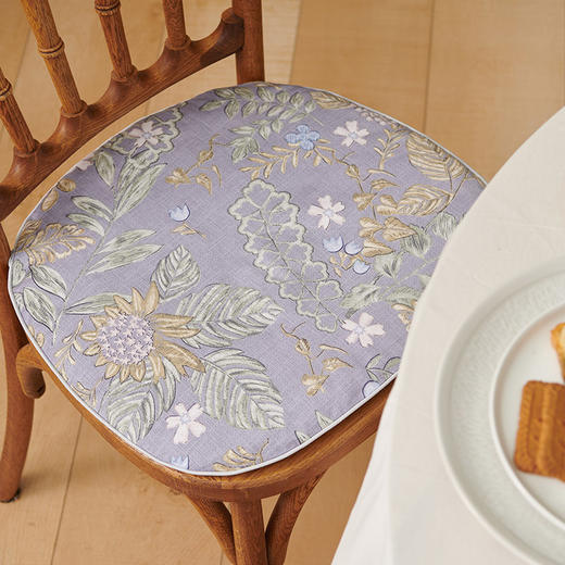 餐厅椅子坐垫田园布艺椅垫 商品图3