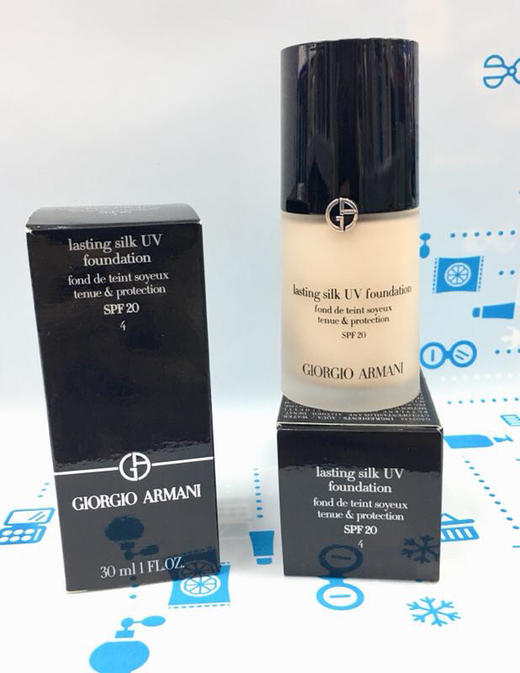 阿玛尼GIORGIO ARMANI Lasting Silk UV 丝绒柔雾粉底液（075789）（075727） 商品图1