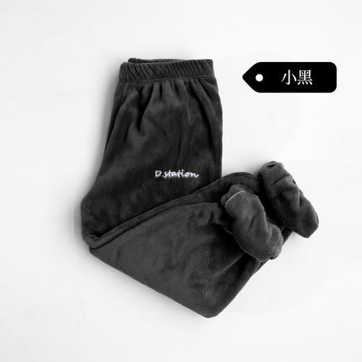 【秋冬季外穿暖暖裤】加厚法兰绒宽松珊瑚绒睡裤子女 商品图5